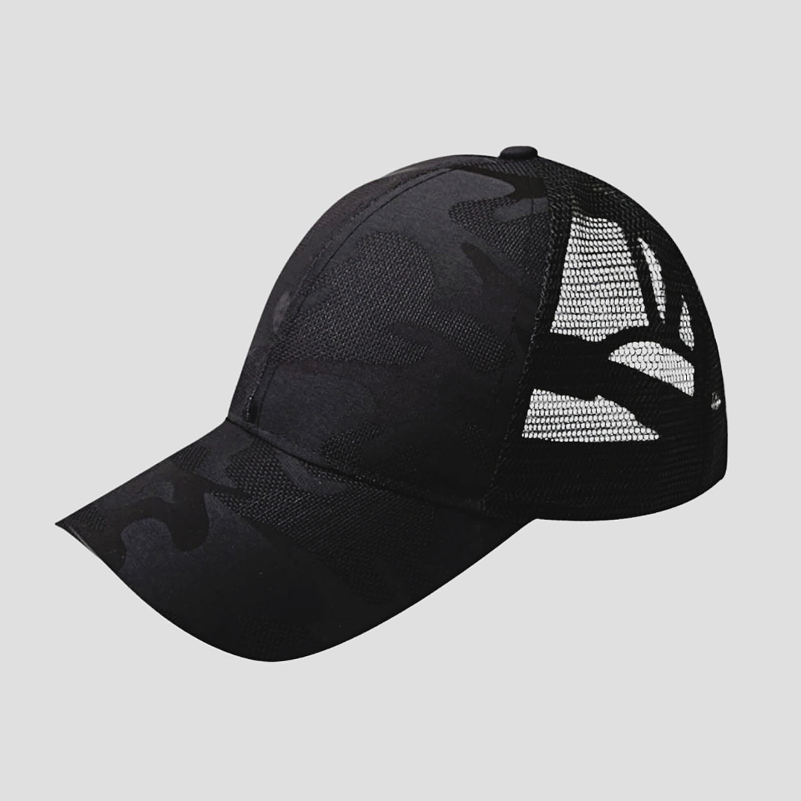 Camouflage Baseball Cap | Black